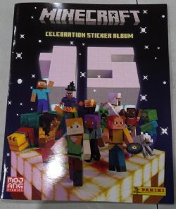 ALBUM D'AUTOCOLLANTS PANINI - MINECRAFT